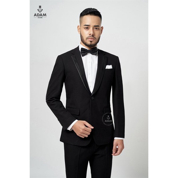 ÁO VEST NAM ADAM STORE ĐEN VIỀN MỚI AVDVVMM