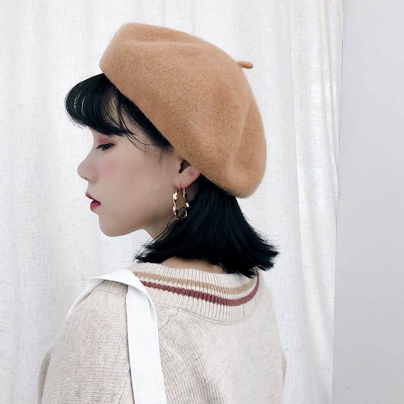 Mũ nồi BERET-Mũ da thời trang nữ phong cách Hàn Quốc HÀNG CAO CẤP