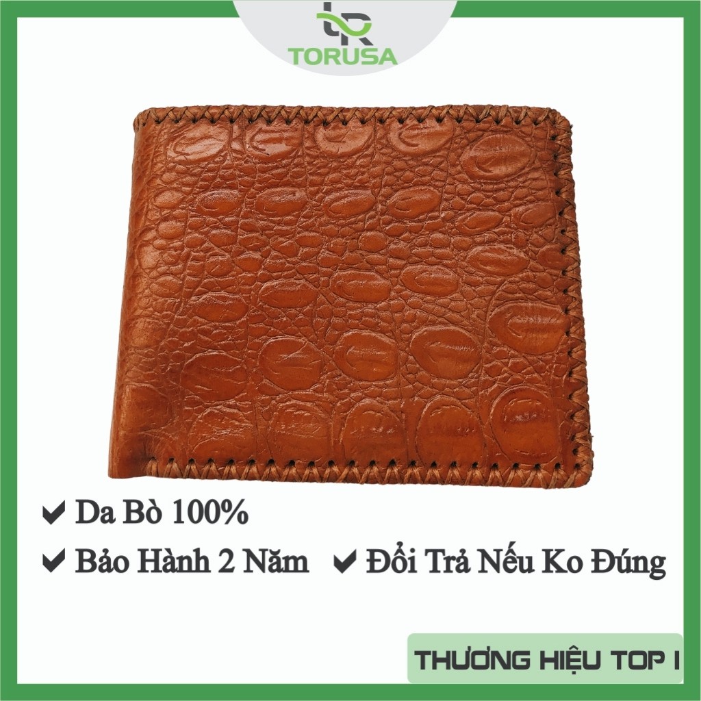 - Ví Nam Da Bò Họa Tiết Cá Sấu Đẳng Cấp Và Phong Cách 100% Hài Lòng
