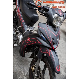 Tem Xe Yamaha Sirius Mẫu Chỉ Đỏ Đen
