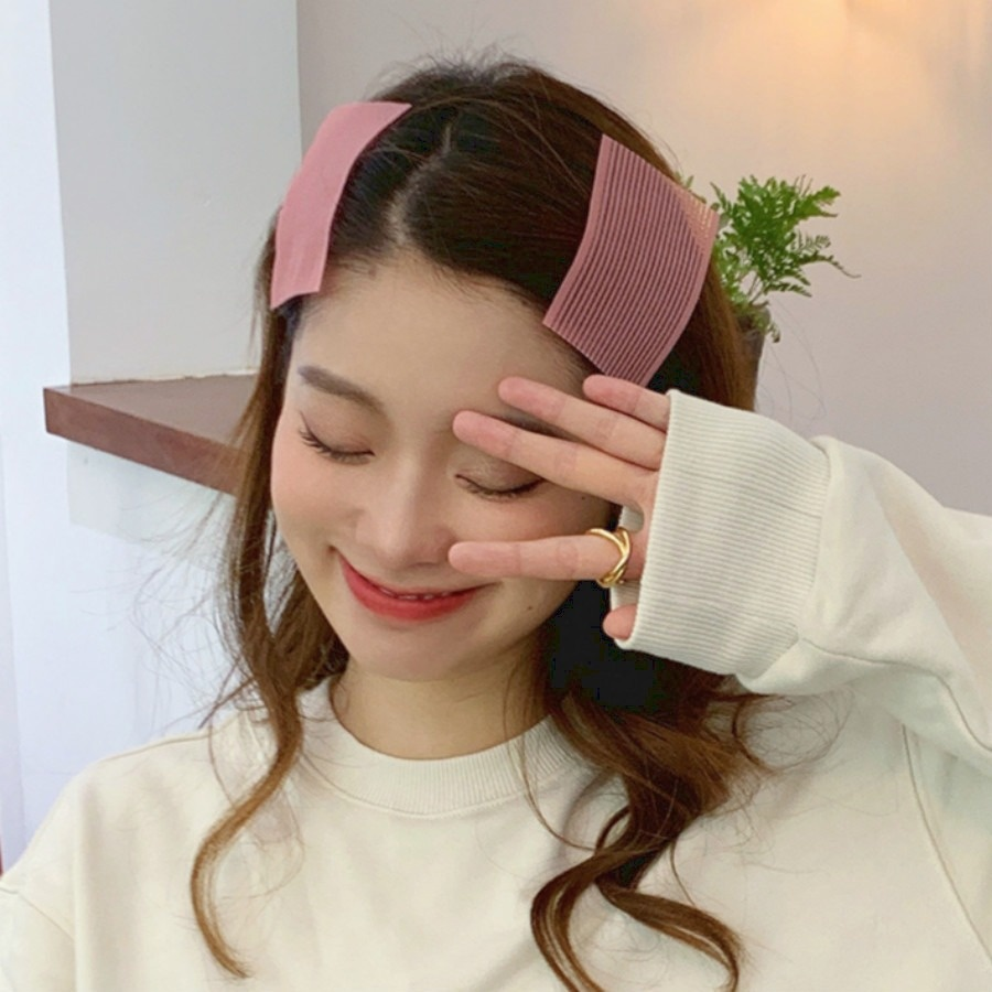 Miếng dán tóc mái không đường may 7 màu thời trang Hàn Quốc cho nữ