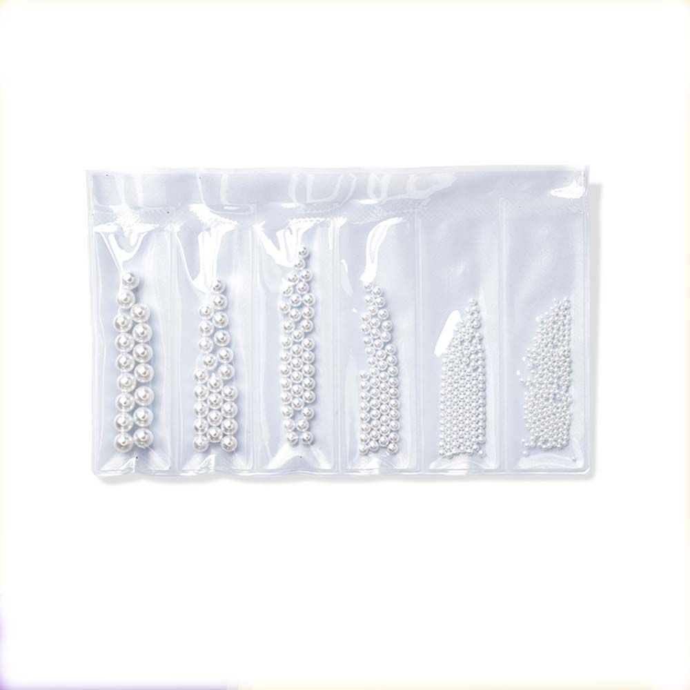Hạt Ngọc Trai Giả Hình Bán Nguyệt 2Mm / 3Mm / 4Mm / 5Mm / 6Mm / 7Mm Dùng Trang Trí Móng Tay Nghệ Thuật Diy