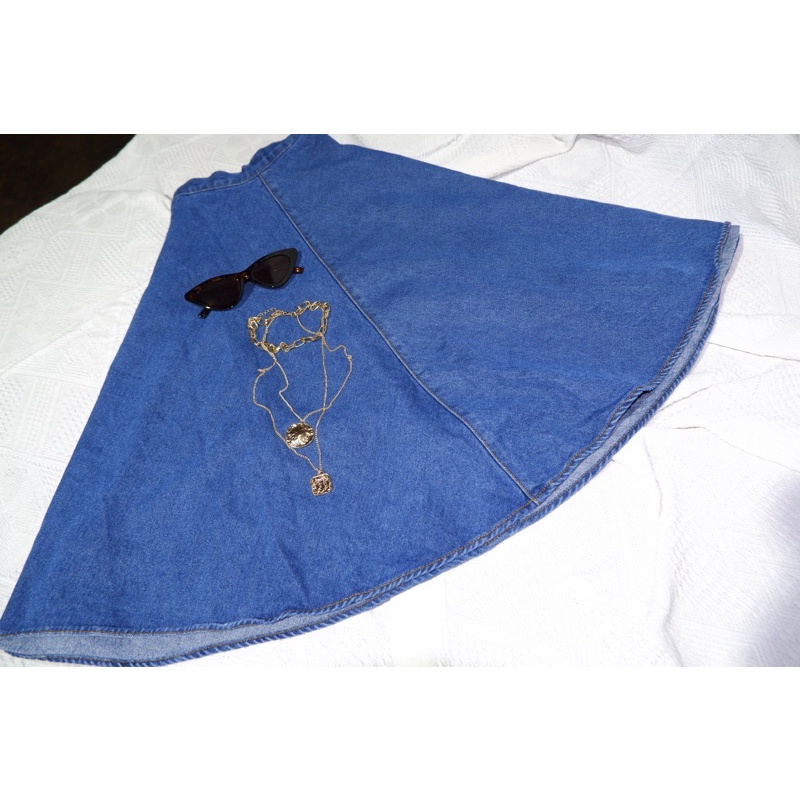 (2HAND ITEM) Chân váy Jeans xoè