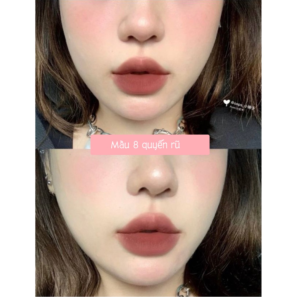 Son Kem Mousse Lip Gloss hình Gấu Siêu Cute Lên Màu Đẹp Lâu Trôi - Son Nội Địa Trung Được Ưa Chuộng | Thế Giới Skin Care