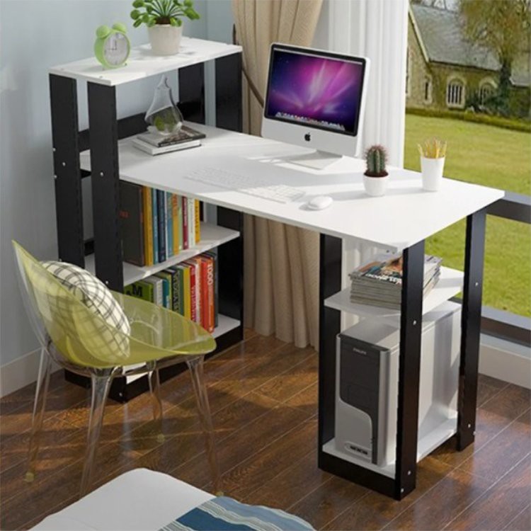 Bàn học/ bàn làm việc kèm kệ sách thông minh - FNL 09