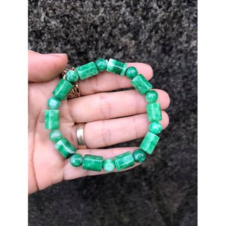 Vòng tay đốt trúc màu sơn thủy 8ly