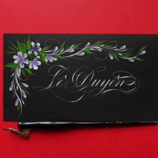 Mực trắng, màu viết calligraphy 30ml