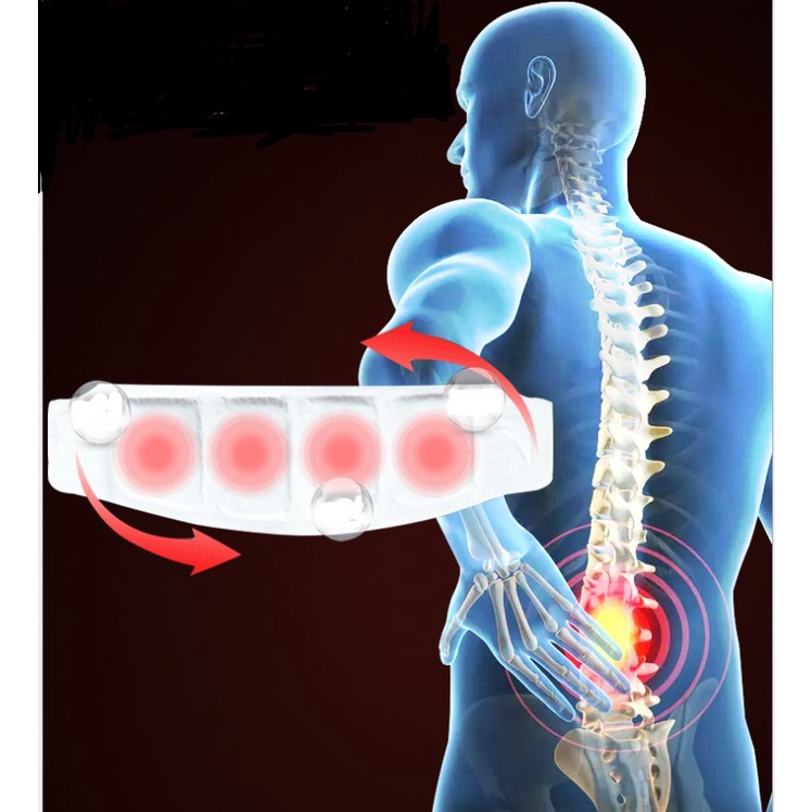 Hộp 10 miếng dán lưng, bụng bản dài giảm đau lưng, đau bụng, thoái hóa loại mới