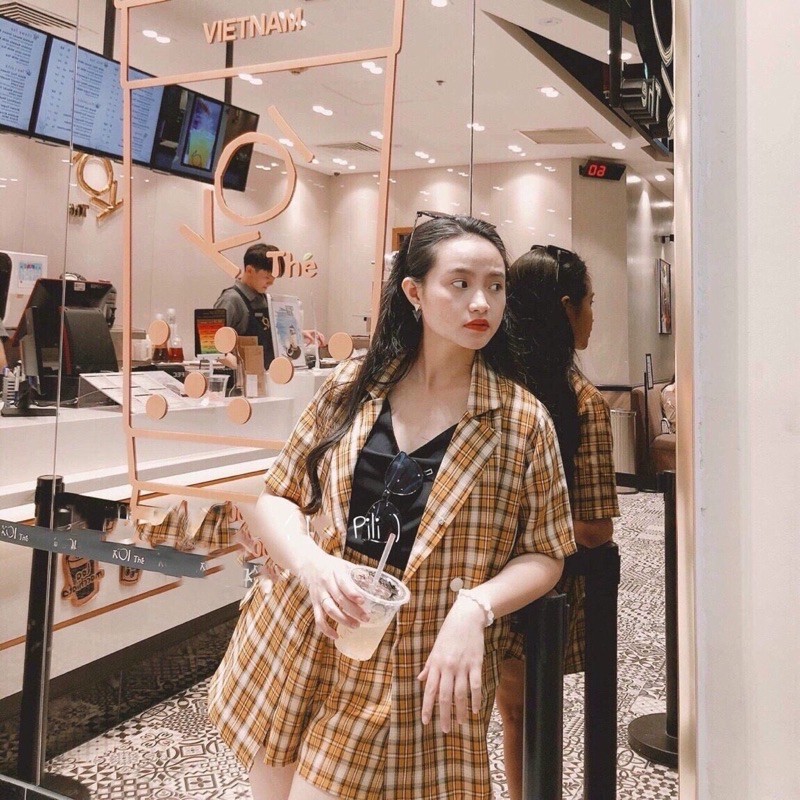 Set Vest cộc kẻ!!!! | BigBuy360 - bigbuy360.vn