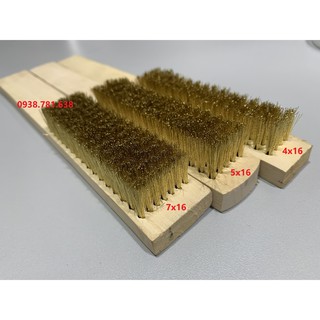 Bàn Chải Cán Gỗ Sợi Cước Đồng 416-516-716-816
