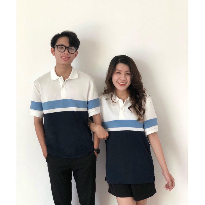 Áo Thun Nam Cổ Trụ Phối Màu Chất Cotton Mềm Thấm Hút Tốt Phong Cách Lịch Lãm Trẻ Trung Hot Trend [NEW UNISEX]