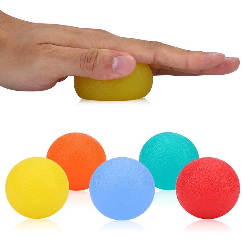 1 Bóng Silicone Cầm Tay Tập Cơ Bắp Giảm Căng Thẳng