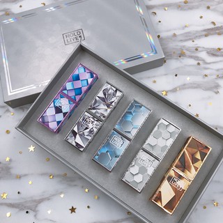 Set 5 son sáp Hold Live magic cube dream vỏ pha lê siêu đẹp