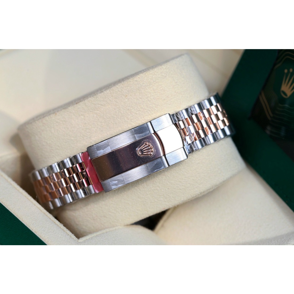 Đồng hồ Nam Rolex máy nhật mặt cafe đơ mi 41mm dòng cơ Automatic