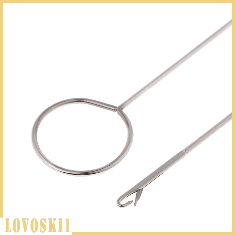 [LOVOSKI1]10Pcs DIY Metal Sewing Loop Turner Hook Tools For Straps Belts Strips Sewing
