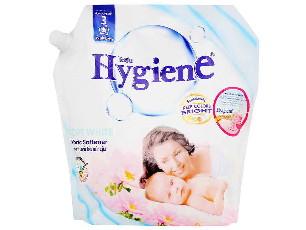 nước xả vải thái lan Hygiene expert care 1.3 lít màu trắng