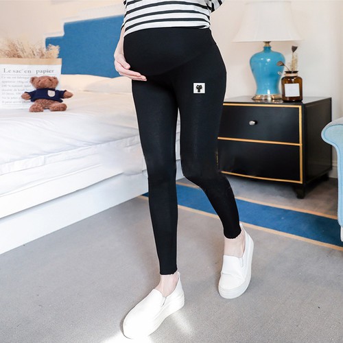 Quần Bầu Legging ❤️Freeship❤️Quần Legging Bầu Công Sở Dài Co Giãn Mùa Hè B301