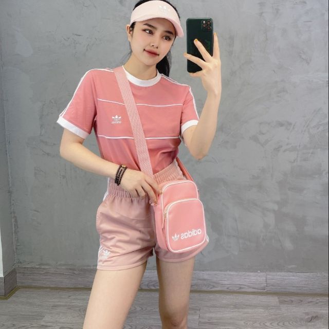 Áo nữ Das hồng sọc ngang