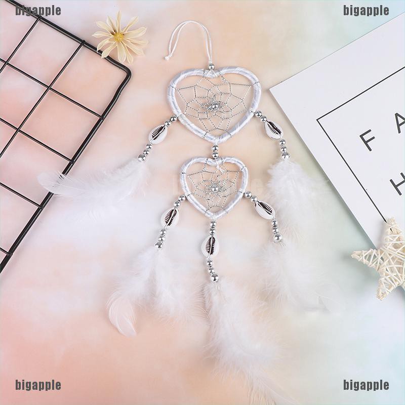 Phụ kiện dreamcatcher phối lông vũ treo tường trang trí