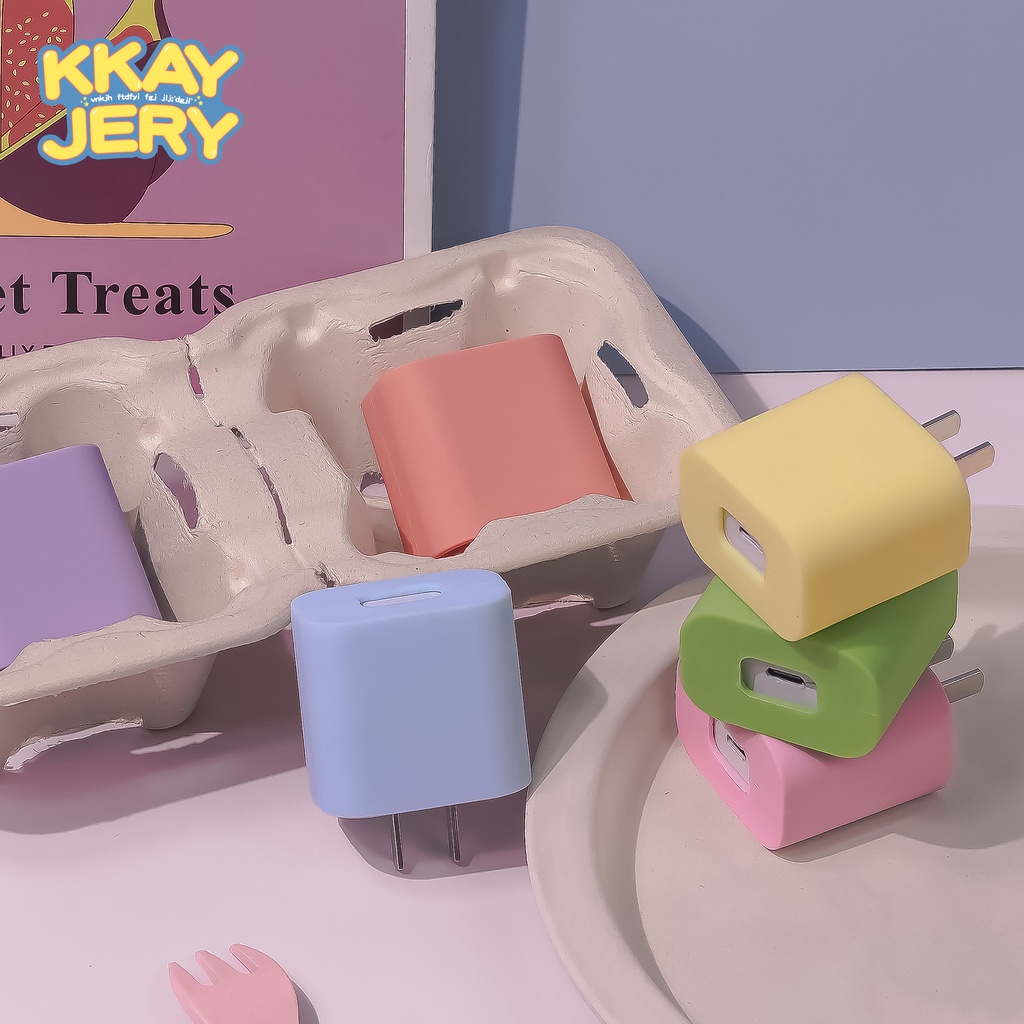 Ốp Máy Tính Bảng Silicon Màu Kẹo Bảo Vệ Cho compatible for iPhone 11 12 13 Pro max 20w 18w Pad Pro Mini Air 4