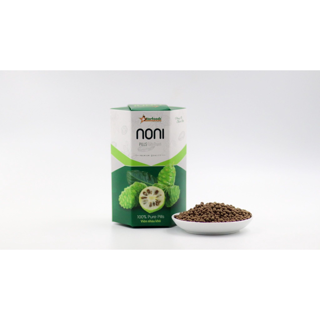 Viên Nhàu Noni Tâm Thành ( 노니 알약 ) - Starfoods Việt Nam 400g hộp giấy loại cao cấp xuất khẩu Hàn Quốc.