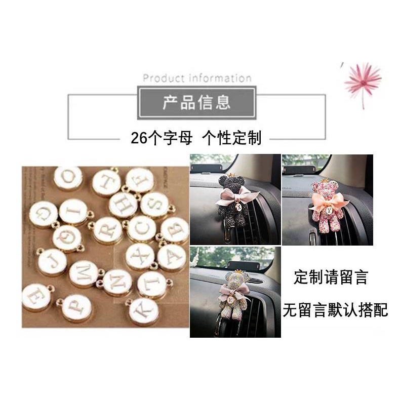 Gấu Gloomy Bear Đính Đá Trang Trí Taplo Ô Tô, Sáp Thơm Ô Tô Dành Cho Phái Đẹp