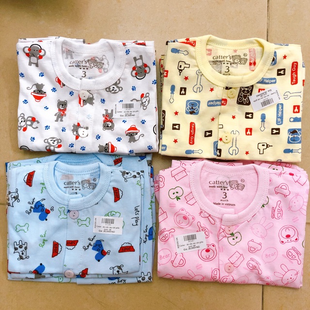 Áo sơ sinh cài giữa Carter’s (size 1-12m)