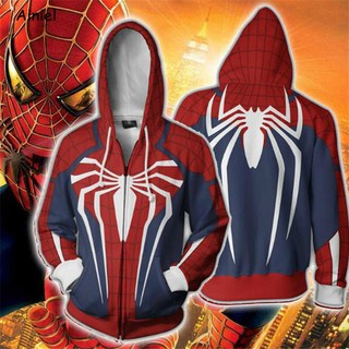 Áo khoác hóa trang Spiderman thời trang độc đáo dành cho nam và nữ