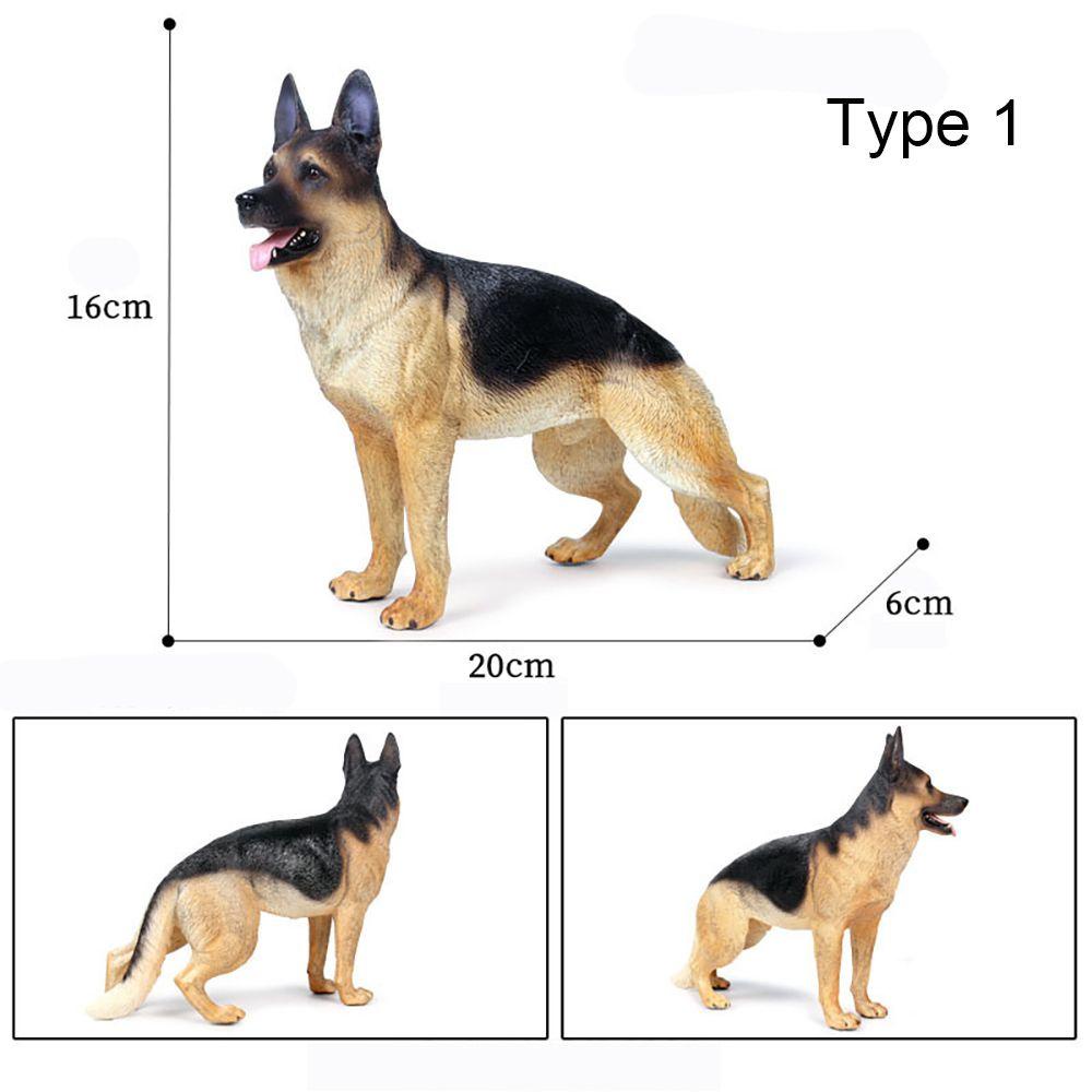 Mô Hình Đồ Chơi Chú Chó Shepherd Màu Đen Tự Nhiên Giáo Dục Khoa Học Cho Bé