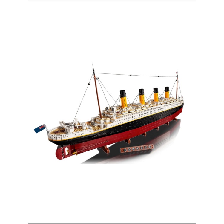 Đồ chơi Lắp ráp Mô hình 9090Pcs Movie Titanic Large Cruise Boat Ship City 99023 77000 Compatible 10294