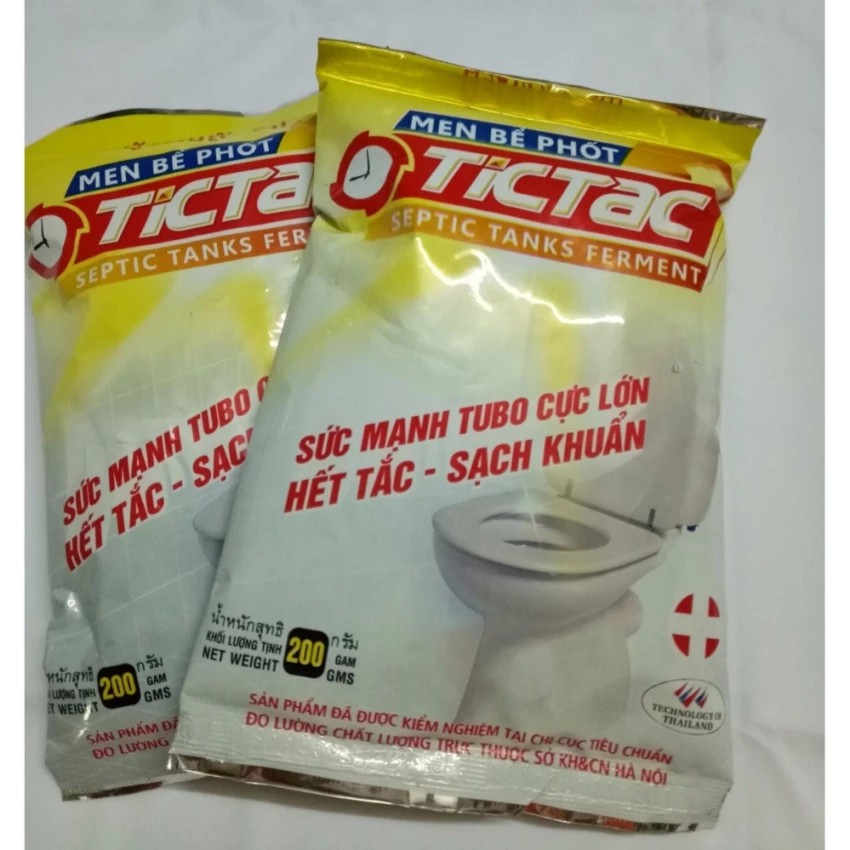 Men bể phốt Tic Tac(02 gói)