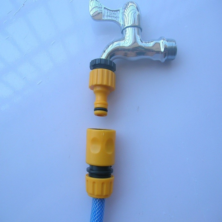 ĐẦU NỐI TẠI VÒI VÀ NỐI ỐNG 16MM - BỘ 5 MÓN XỊT RỬA TƯỚI CÂY - 000713