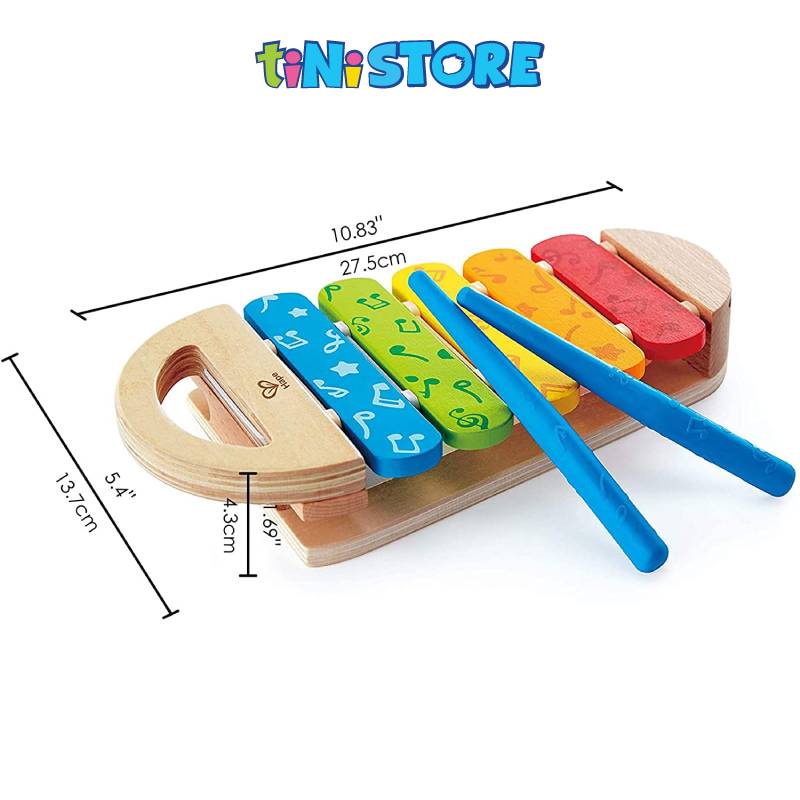tiNiStore-Đồ chơi bằng gỗ hape nhạc cụ xylophone nhiều màu TiNiToy E0606