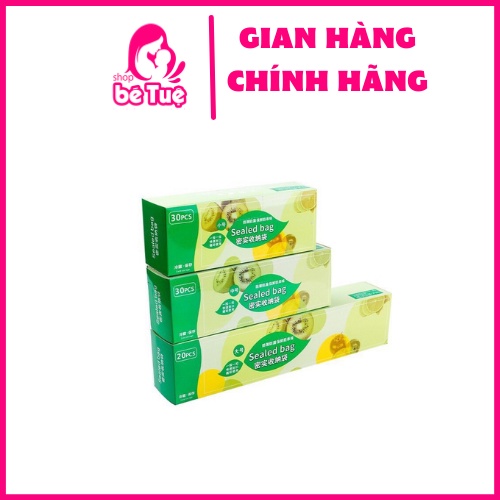 Sét 3 Hộp Túi Zip Đựng Thực Phẩm sealed bag