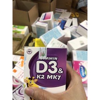 Vitamin D3 & K2 Mk7 nhỏ giọt (lọ 10ml)