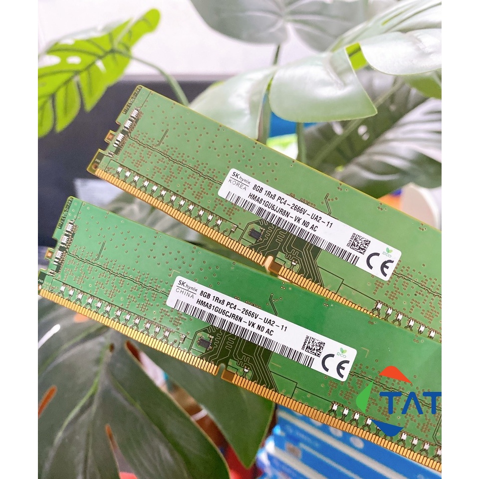 Ram Hynix Samsung Kingston 8GB DDR4 2666MHz Dùng Cho Máy Tính Để Bàn PC Desktop - BH 3 Năm 1 Đổi 1