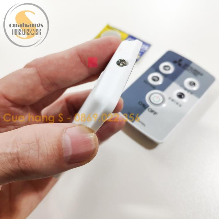 Điều khiển quạt Mitsubishi thay thế kèm pin
