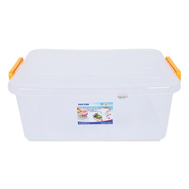 Combo 5 Thùng Nhựa Duy Tân Trong Suốt 15 Lít (45.7 x 31.8 x 16.1 cm) --TẶNG KÈM 1 KHAY ÚP LY