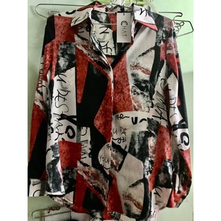 Áo sơ mi lụa Cchat clothes