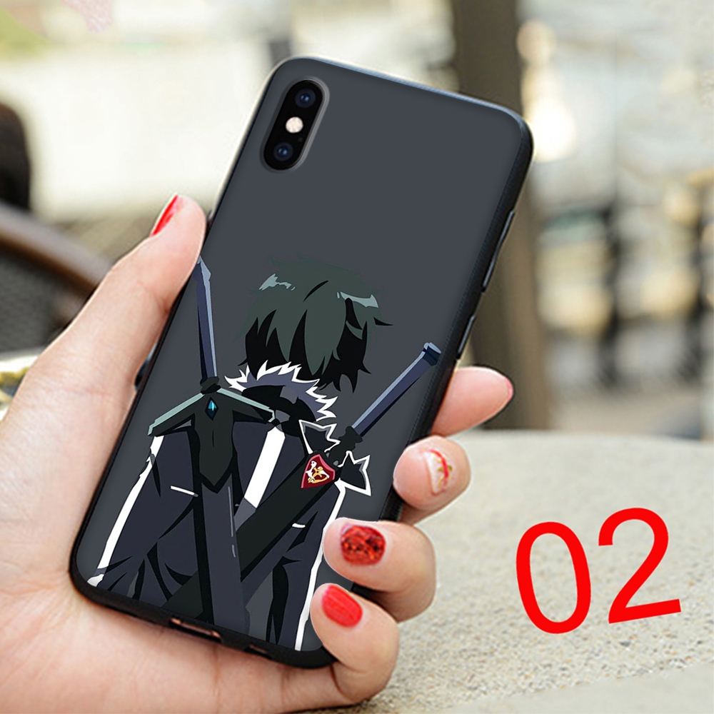 Ốp Điện Thoại Silicon Mềm Hình Anime Sword Art Online Ii Cho Iphone 11 Pro Xs Max Xr X 7 8 6 6s Plus No169