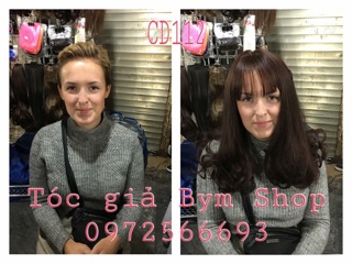 Tóc giả cả đầu xoăn đuôi