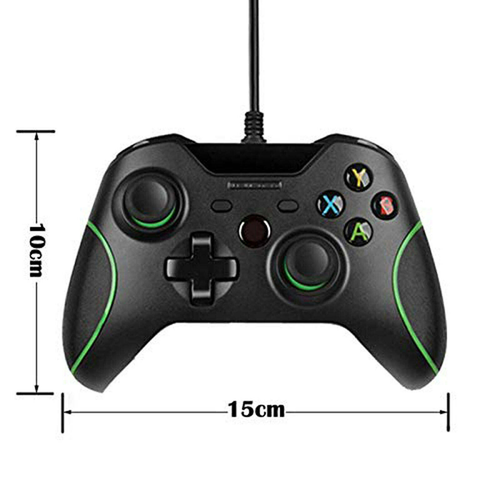 Tay Cầm Chơi Game Có Dây Usb Cho Xbox-one Ps3 Windows Pc Playstation 5 Đen