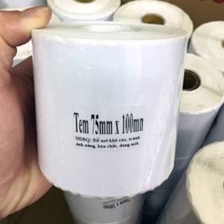 Tem in nhiệt khổ A7 (75x100)/ tem in vận đơn các sàn thương mại điện tử