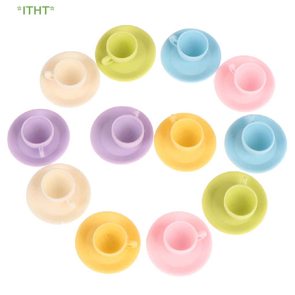 Set 2 Ly Cà Phê Mini Xinh Xắn Cho Nhà Búp Bê Mới