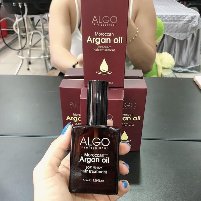 Tinh dầu dưỡng tóc Argan oil Algo 50ml( serum dưỡng tóc Algo)