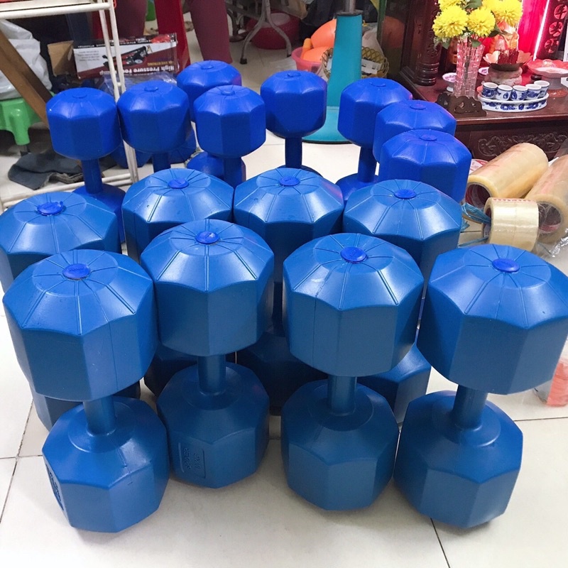 tạ nhựa 8kg ( đã nhồi )