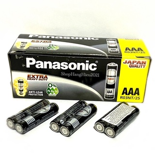 Hộp 60 viên pin aaa panasonic r03nt/2s chính hãng - made in indonesia