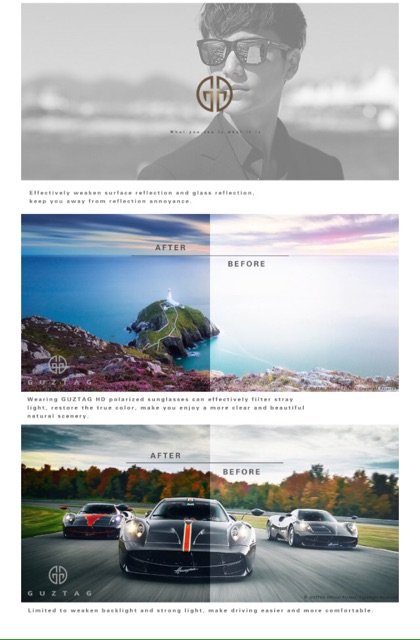 Kính mát Nam [G9820] phân cực xách tay | BigBuy360 - bigbuy360.vn