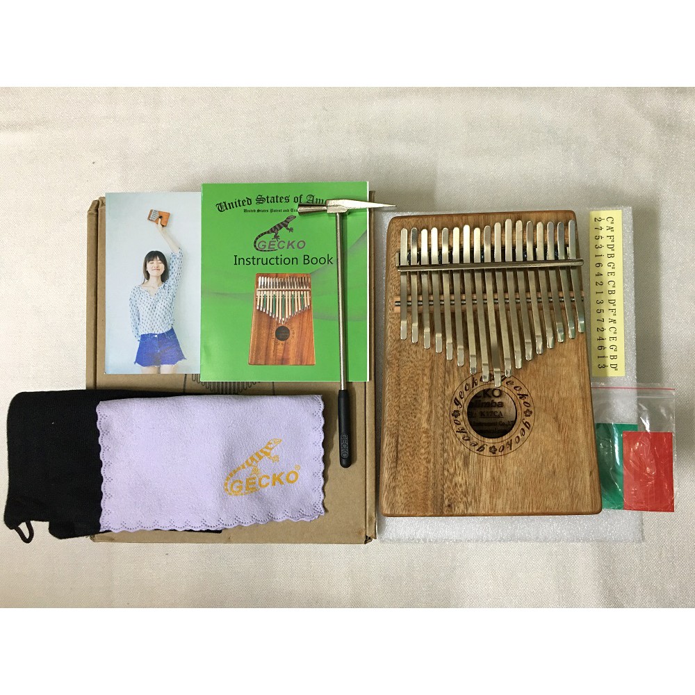 MIỄN PHÍ HỌC KHI MUA ĐÀN KALIMBA GECKO 17 PHÍM K17CA GỖ CAO CẤP - HÀNG CÓ SẴN