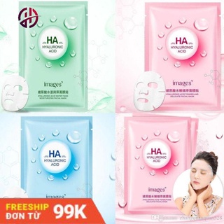 COMBO SỈ Mặt nạ giấy dưỡng trắng da mụn cấp ẩm thải độc HA Images vc